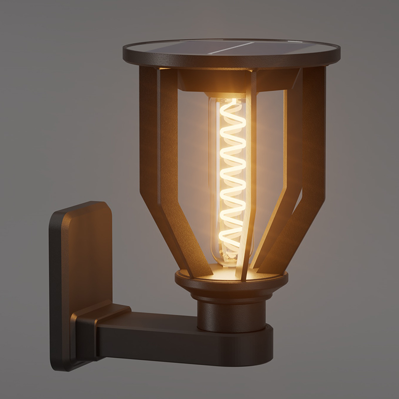 PY-LED GR B04 গোল সোলার ওয়াল লাইট