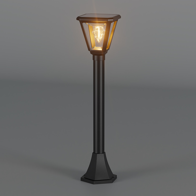 PY-LED GR D02 স্কয়ার টপ সোলার গার্ডেন লাইট