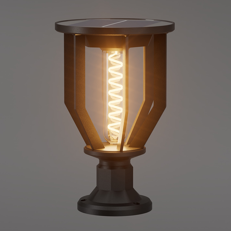 PY-LED GR D04 গোল সোলার গার্ডেন লাইট