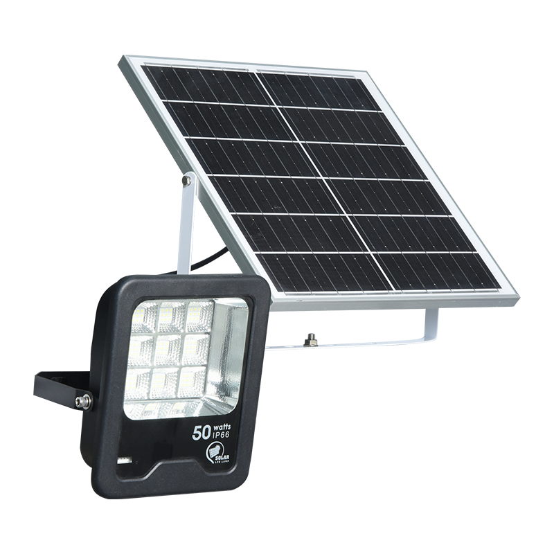 PY-SLFL20-50W আউটডোর উচ্চ দক্ষতা সোলার ফ্লাড লাইট