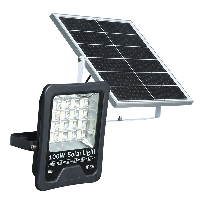 PY-SLFL20-100W লিথিয়াম-আয়ন ব্যাটারি সোলার ফ্লাড লাইট