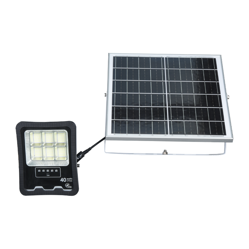PY-SLFL20-40W আউটডোর কম শক্তি খরচ সোলার ফ্লাড লাইট
