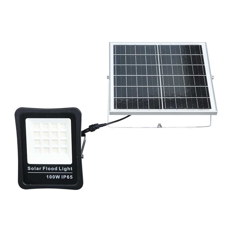 PY-SLFL30-100W কম শক্তির আউটডোর সোলার ফ্লাড লাইট