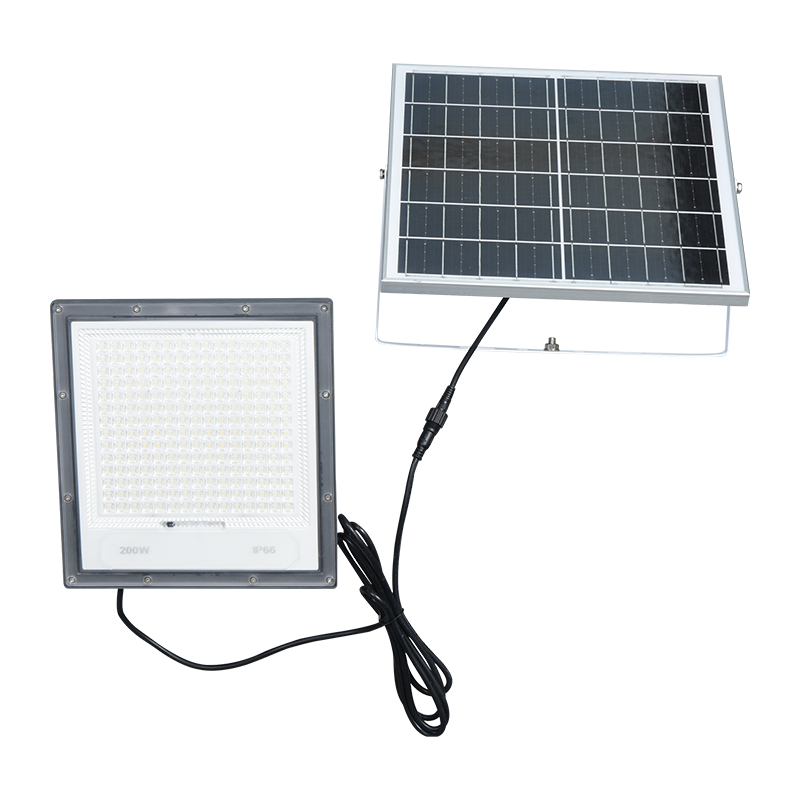 PY-SLFL40-200W জারা-প্রতিরোধী সোলার ফ্লাড লাইট