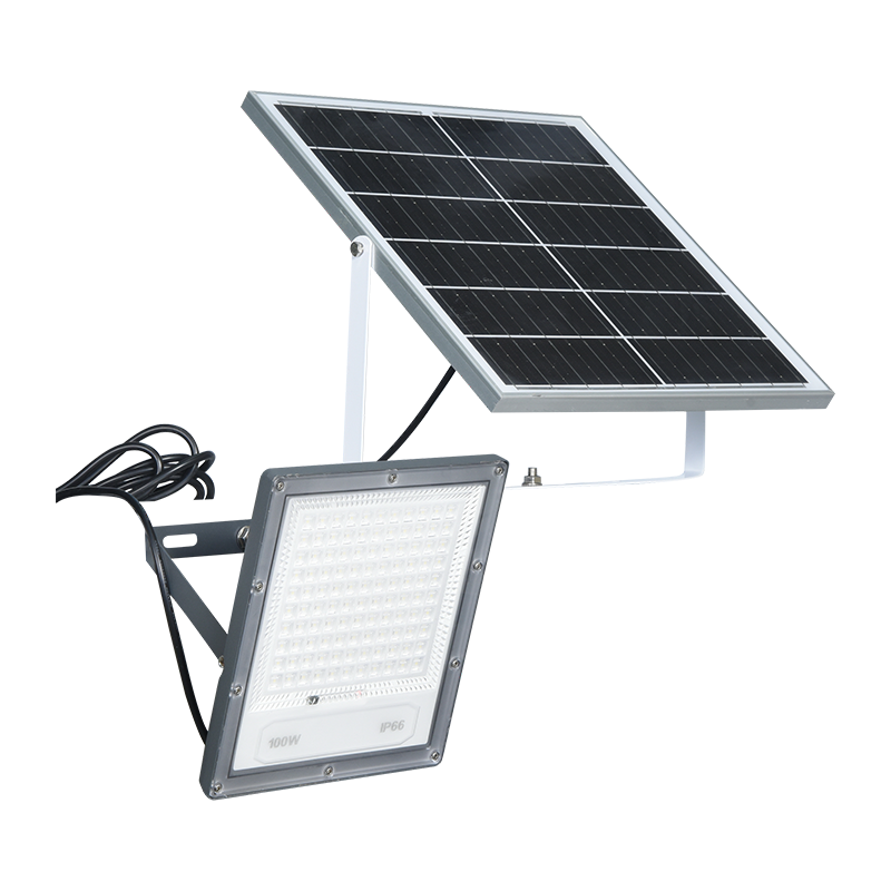 PY-SLFL40-100W আউটডোর পরিবেশ বান্ধব সোলার ফ্লাড লাইট