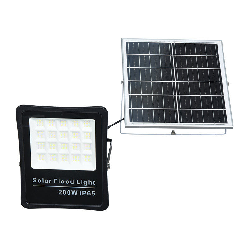 PY-SLFL30-200W জারা-প্রতিরোধী সোলার ফ্লাড লাইট