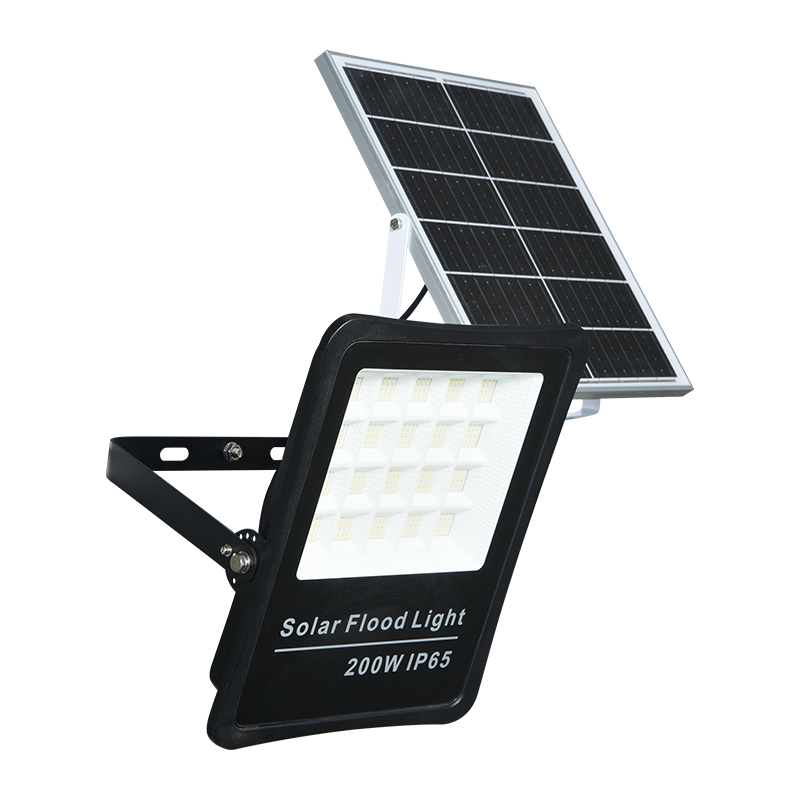 PY-SLFL30-200W জারা-প্রতিরোধী সোলার ফ্লাড লাইট
