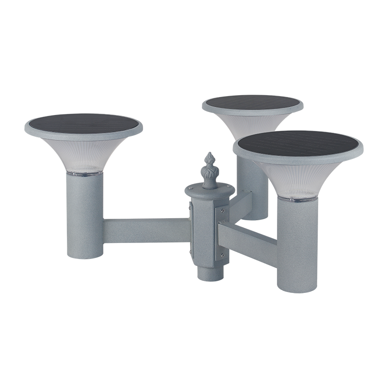 PY-SG018-24W তিনটি বাল্ব সোলার গার্ডেন লাইট